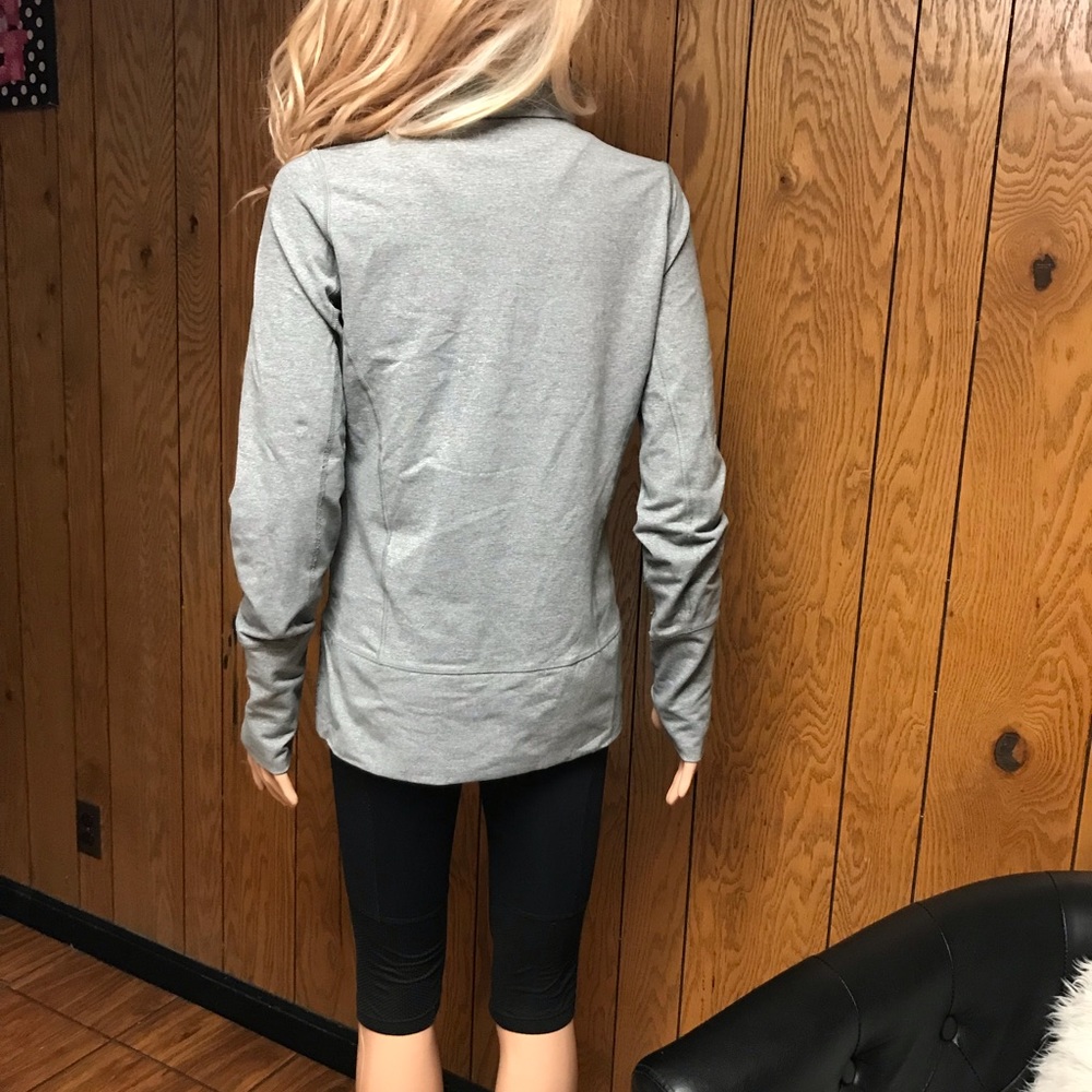 Lululemon" In Stride Jacket Gray Graphic Running-Full Zip - Picture 6 of 11